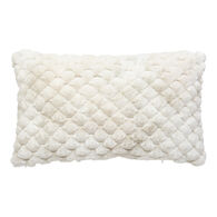 Almohada ADRIEL beige pelo 38x58cm