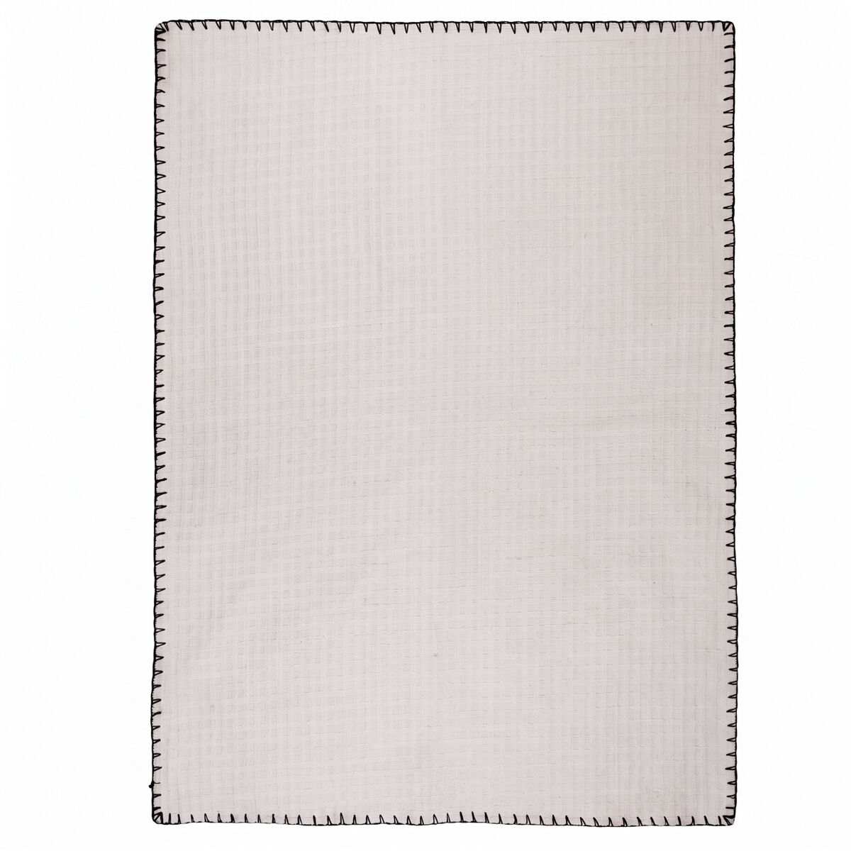 Tapete CINDER em algodão branco 120x170cm, , large
