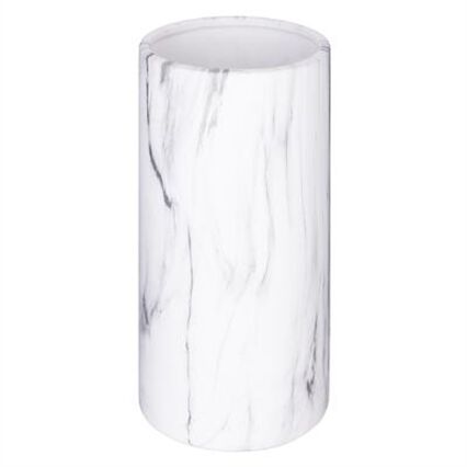 Jarra cilíndrica efeito mármore 20cm, , large