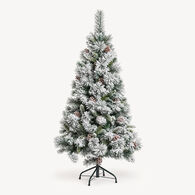 &Aacute;rbol De Navidad Minnesota Efecto Nieve Con Pi&ntilde;as