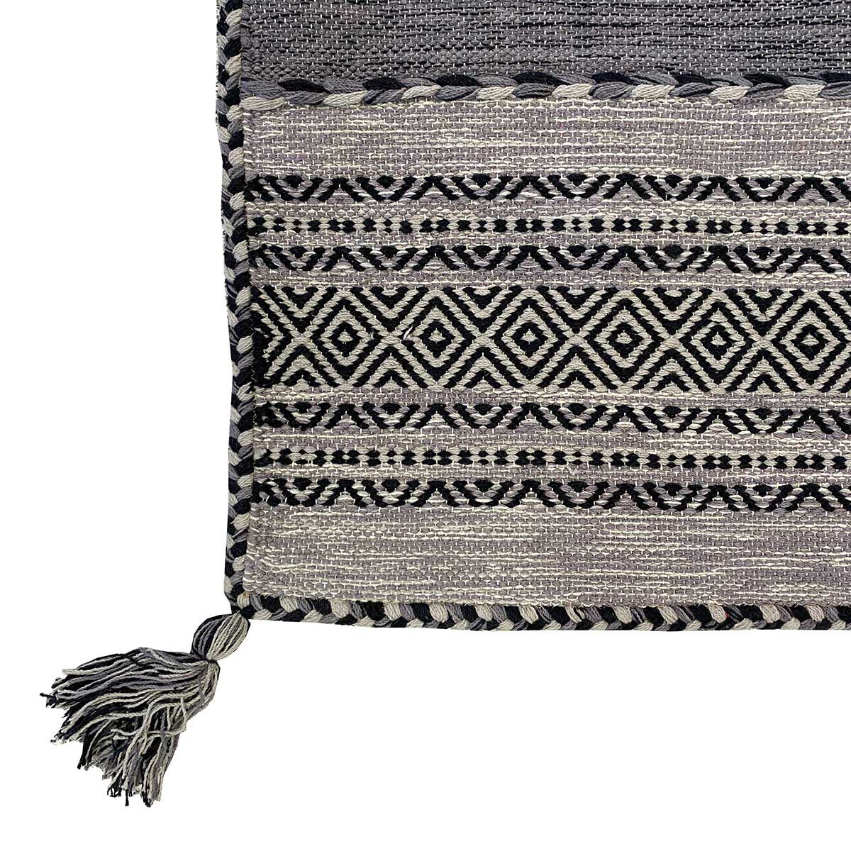 Tapete TRIBAL cinza antracite 80x150cm, , large