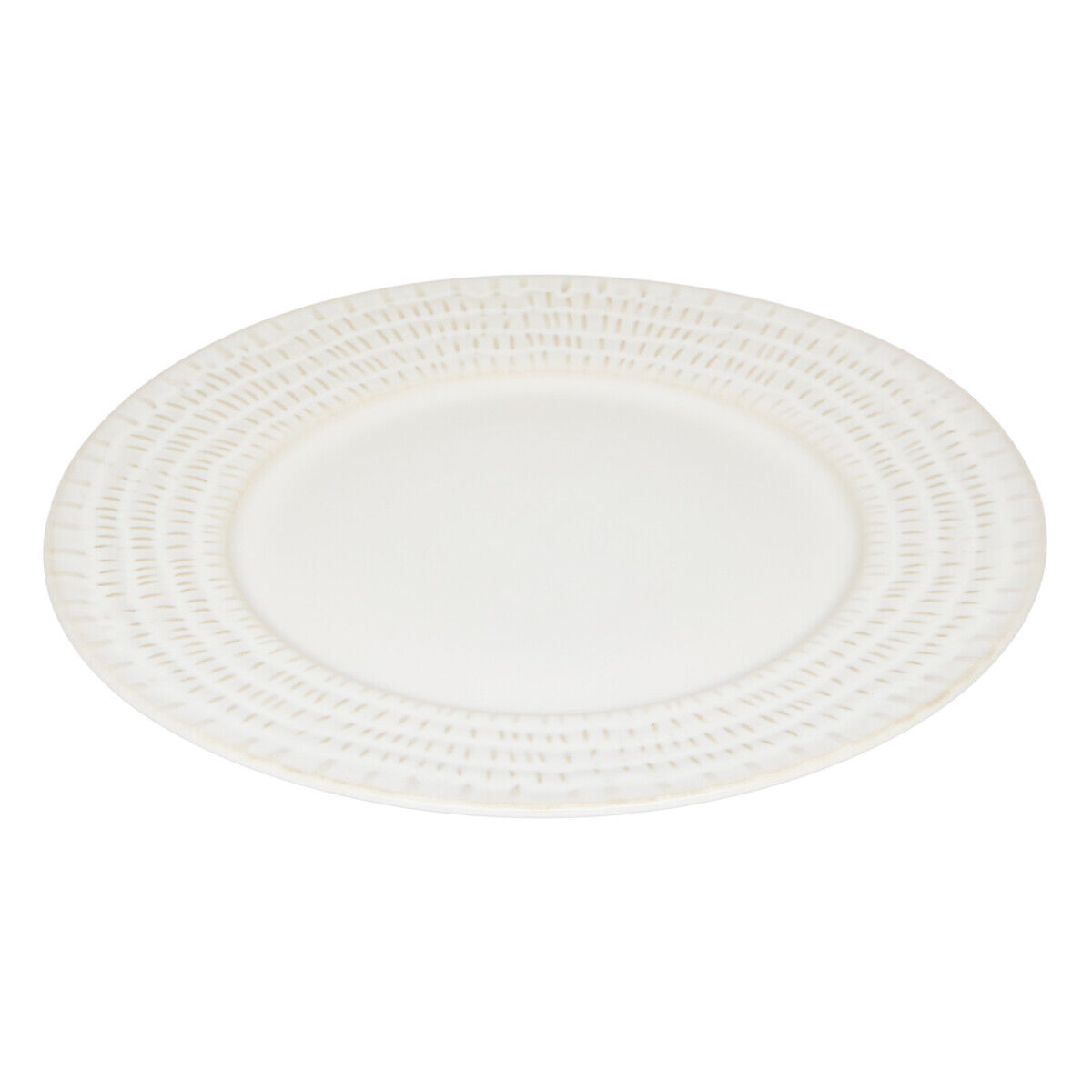 Prato raso CAMILLE branco 27cm, , large