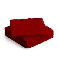 Paquete de 30 servilletas rojas 38x38Cm 