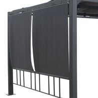 Conjunto De 4 Cortinas Para P&eacute;rgula Moai Ard&oacute;sia 3x4M