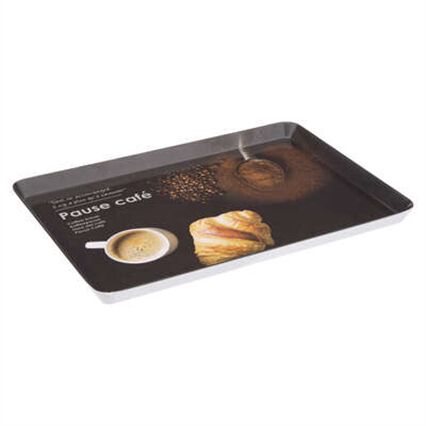 Serving tray black, , large