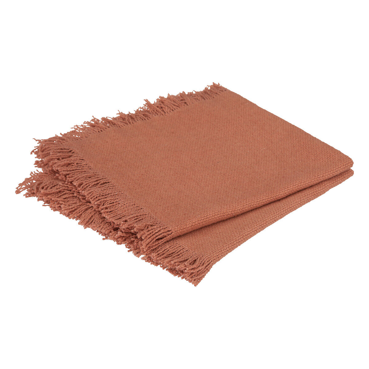 Conjunto de 2 guardanapos MAHA terracota em algodão, , large