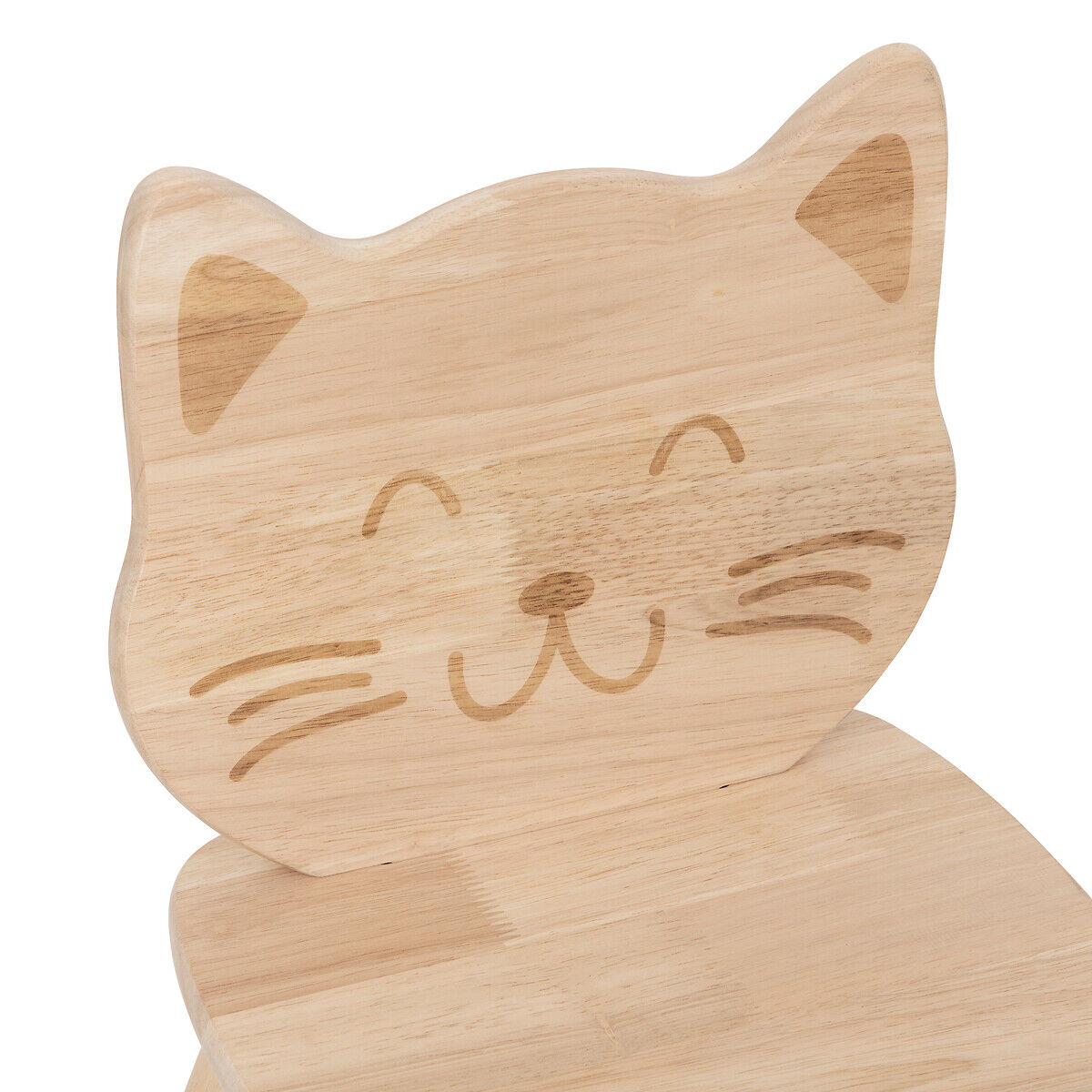 Cadeira de gato PIA castanha em madeira 50x28x30cm, , large