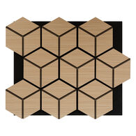 Panel decorativo hexagonal beige CLINT 69x56,5cm