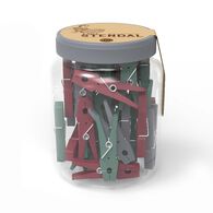 Bote Con 50Pinzas P/Ropa Lady Stendal