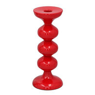 Portavelas para 1 vela roja 22cm