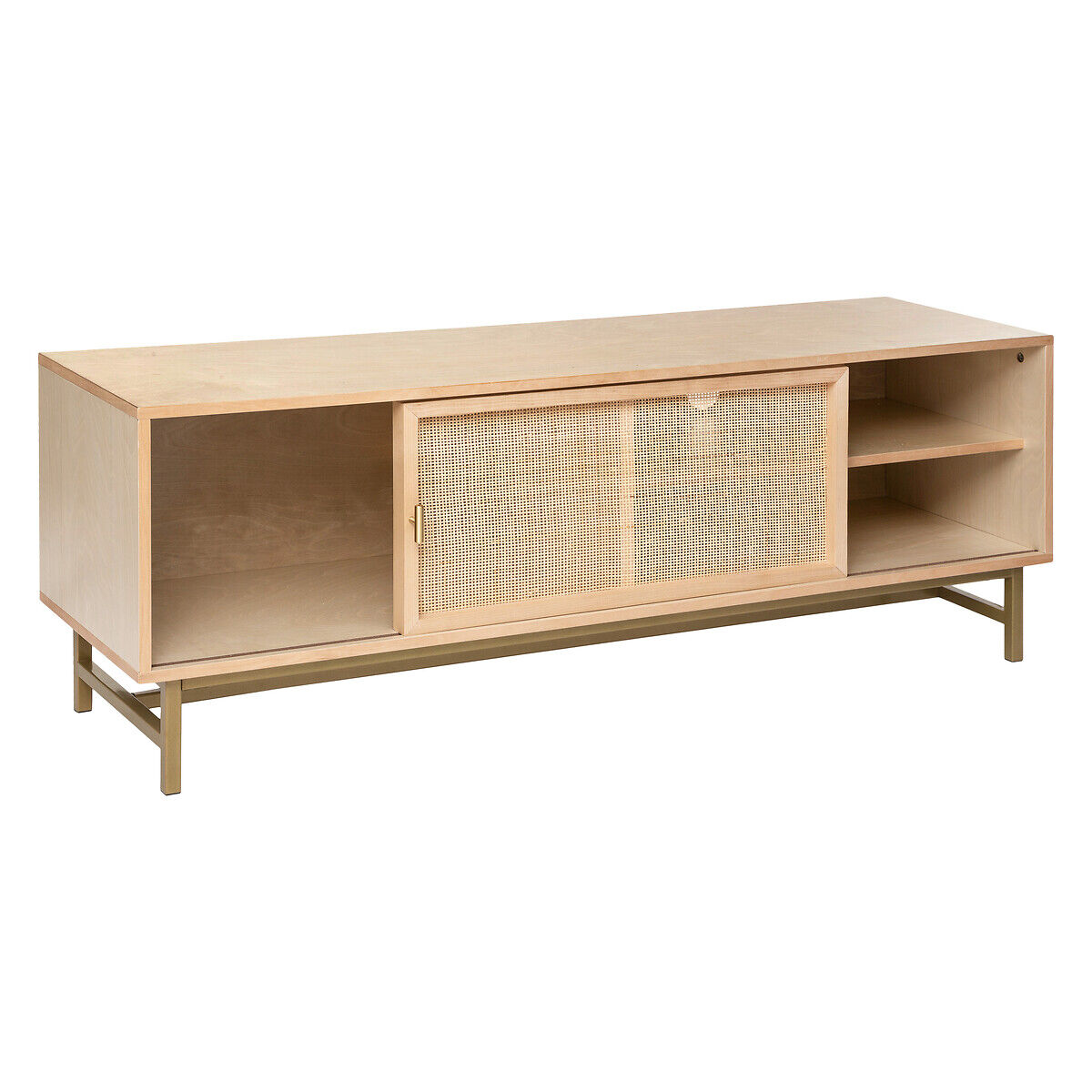 Móvel tv com 1 porta LE COLLECTIONNEUR bege 140cm, , large