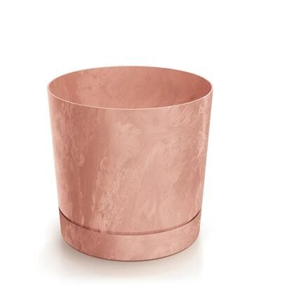 Plant pot TUBO terracotta concrete effect, , large