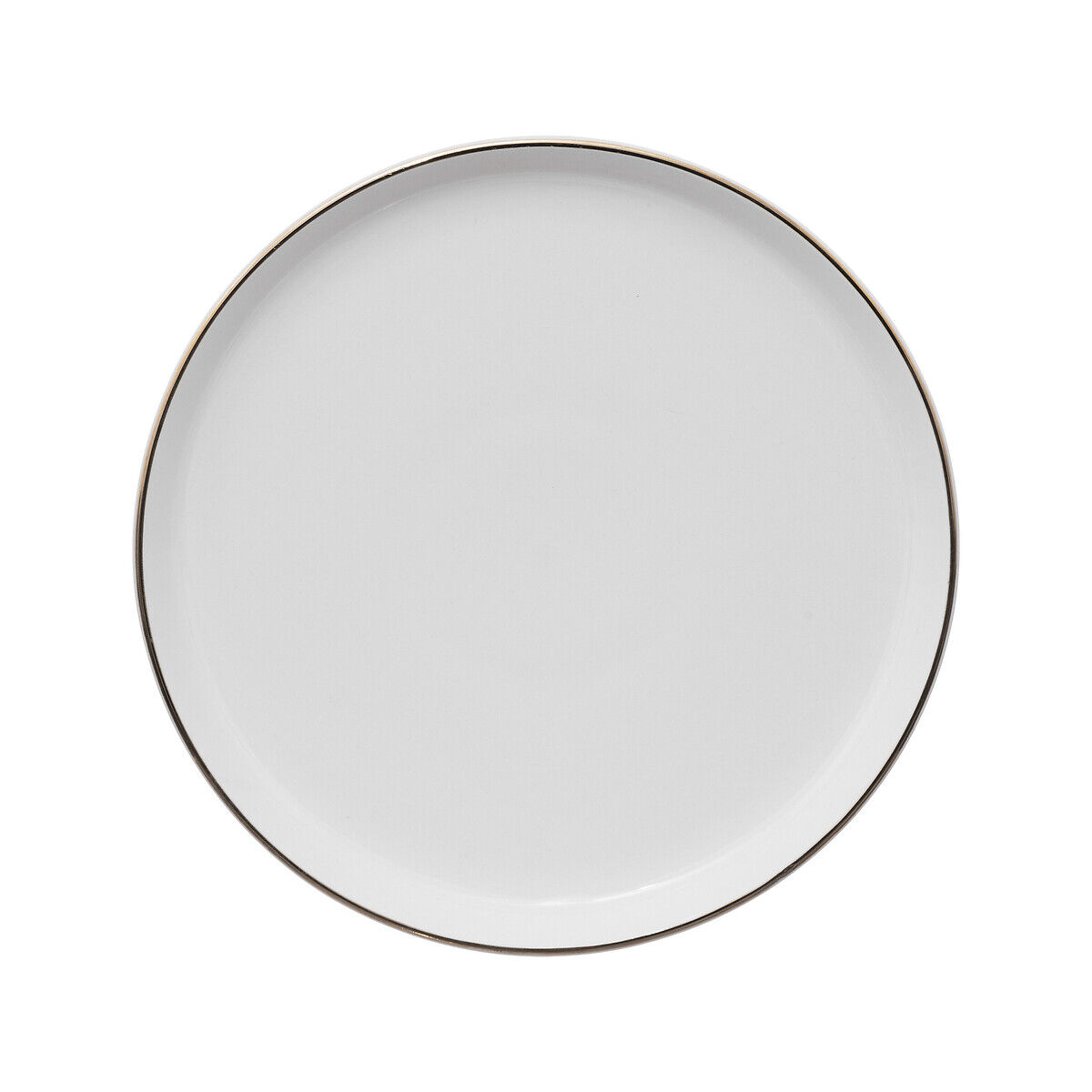 Prato de sobremesa SUBLIMA cinza claro em porcelana 20cm, , large