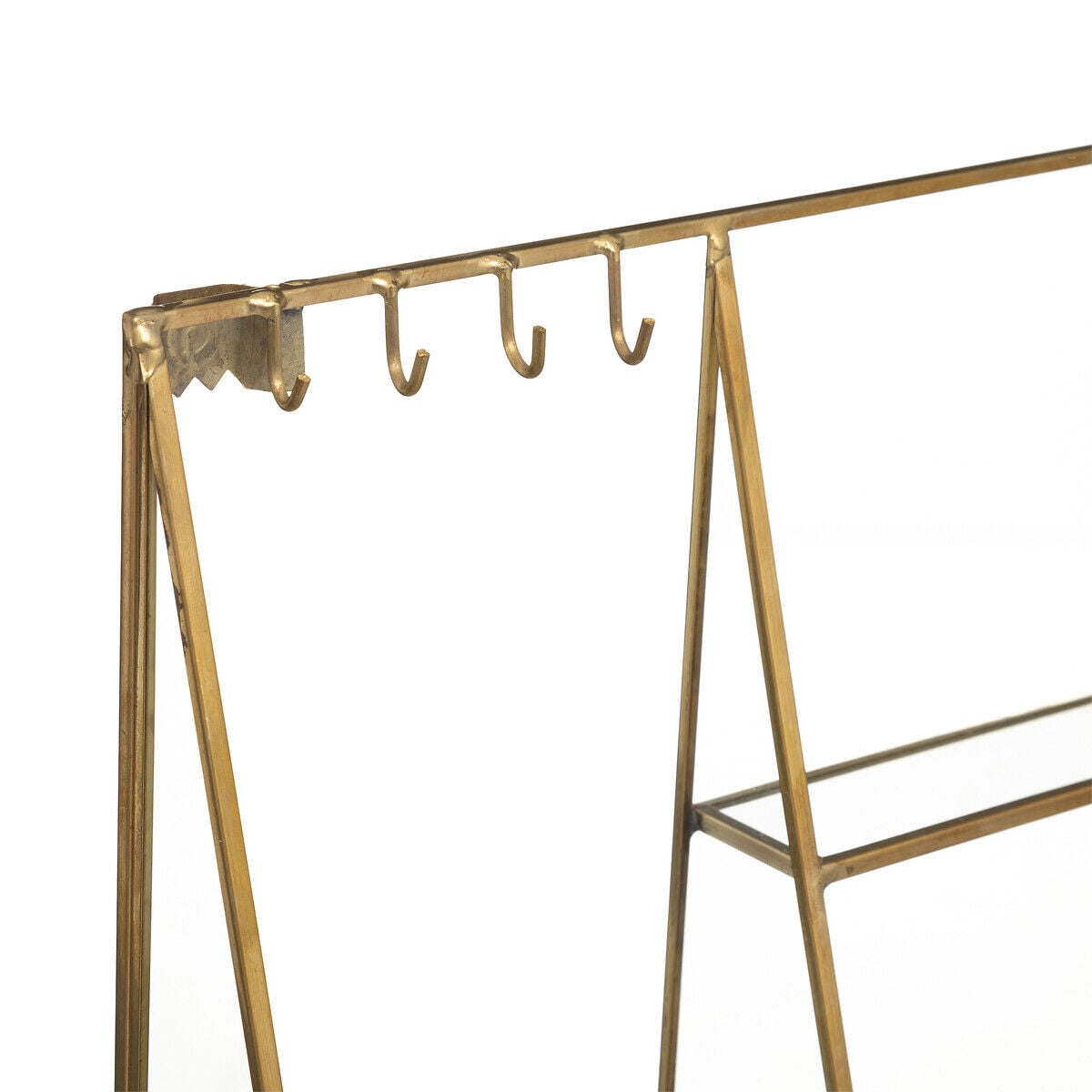 Porta bijuteria para parede MOOD dourado 27x30cm, , large