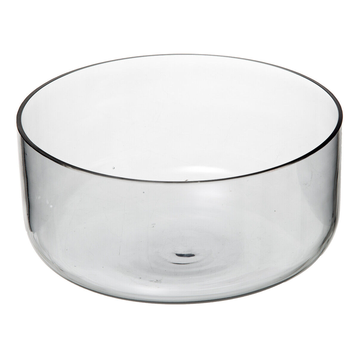 Saladeira em vidro 24cm com suporte, , large