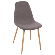 Silla Roka Gris Oscuro 45x53x87Cm 