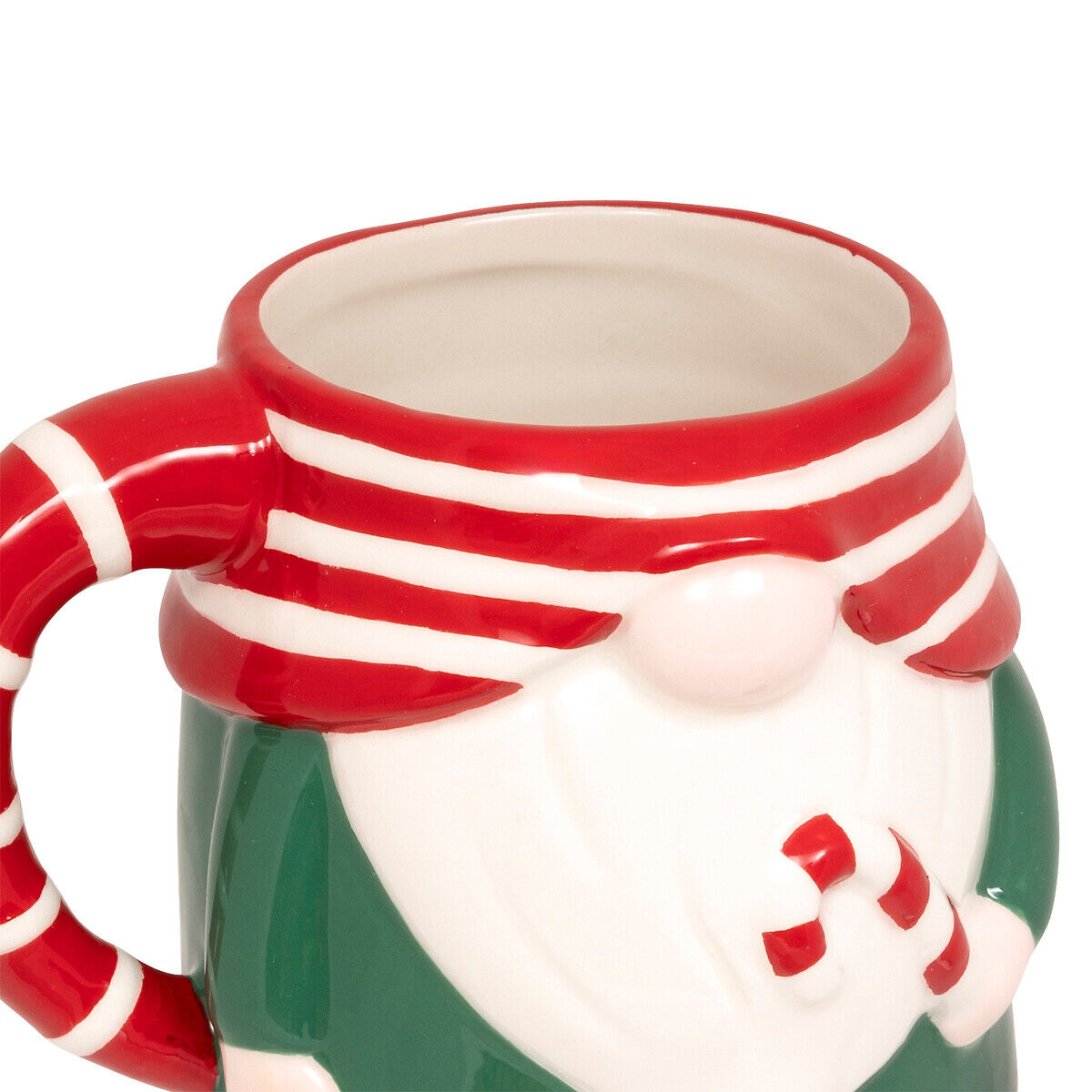 Caneca gnomo de natal em cerâmica 50cl, , large