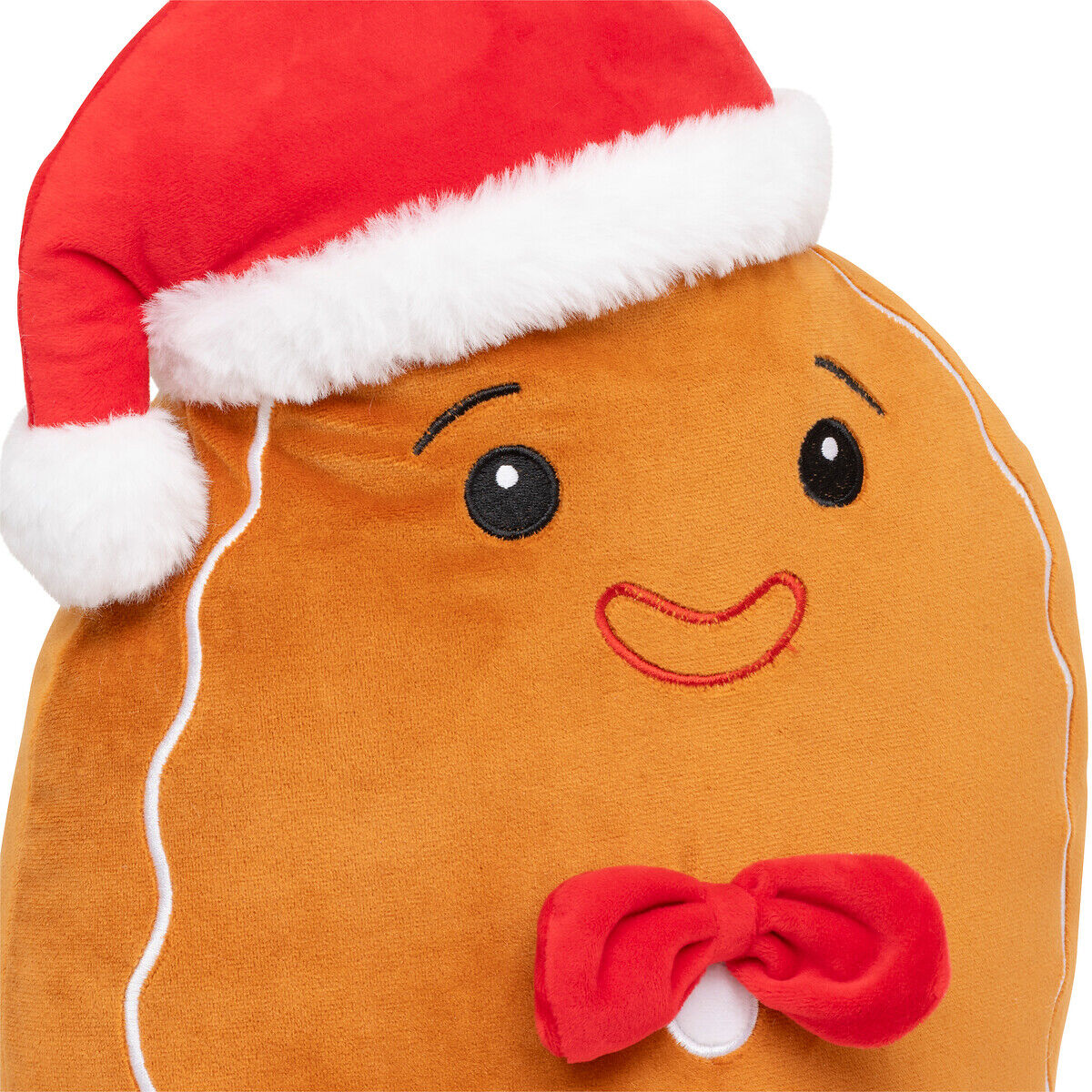 Peluche bolacha de gengibre castanho 35cm, , large