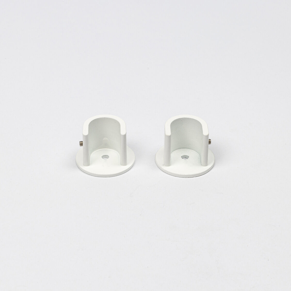 Set of 2 wall brackets matt black, , large