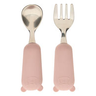 Set de cuchara y tenedor YUM rosa