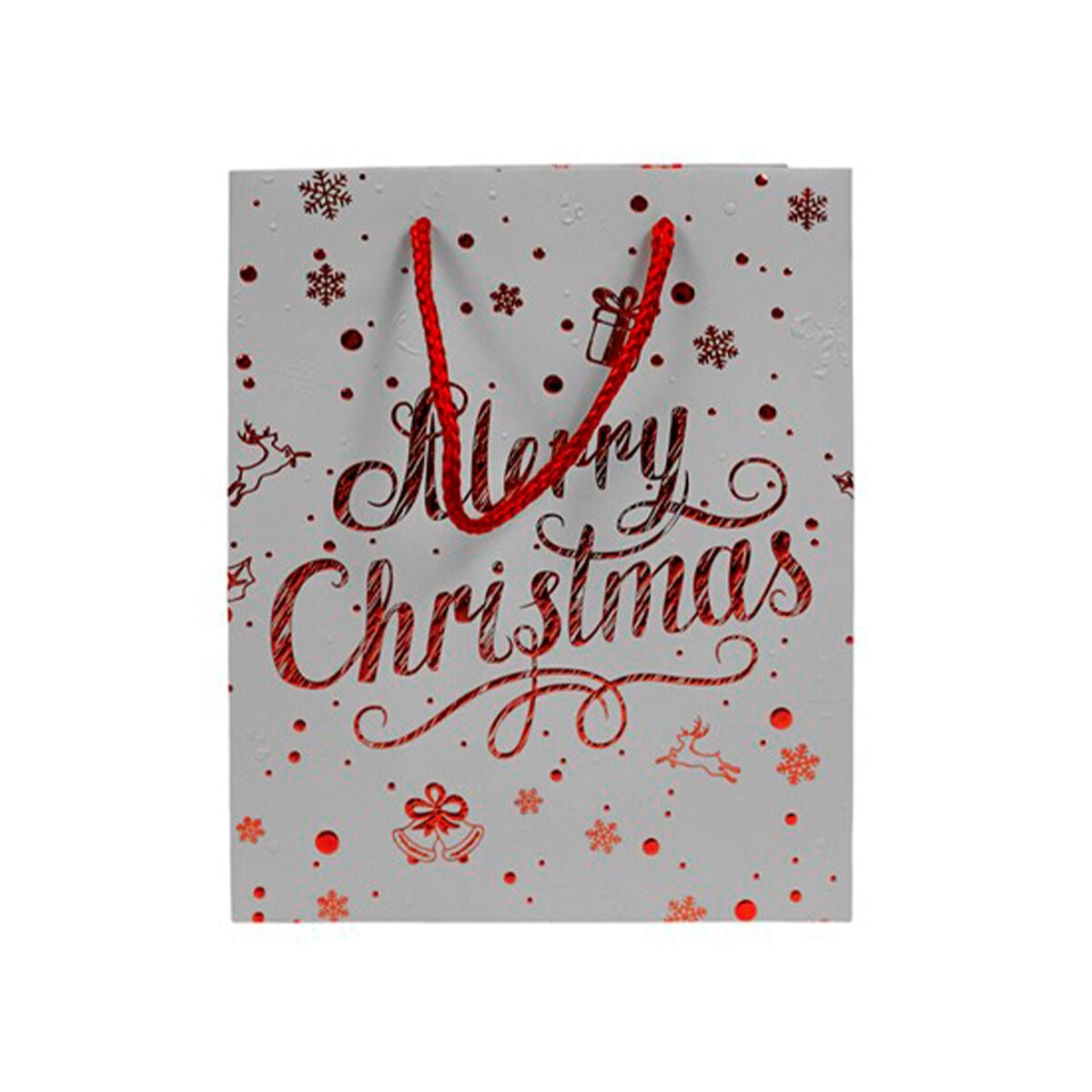 Saco de oferta merry christmas 14x18cm, , large