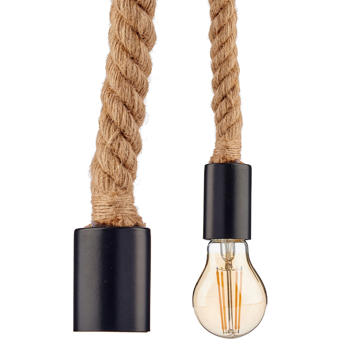 Candeeiro de teto em corda com 1 foco, , large