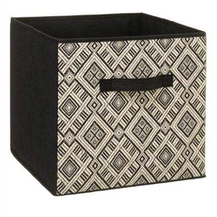 Caixa de arrumação étnico 31x31cm, , large