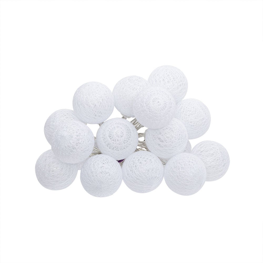 Set of 16 LED balls pink, , large
