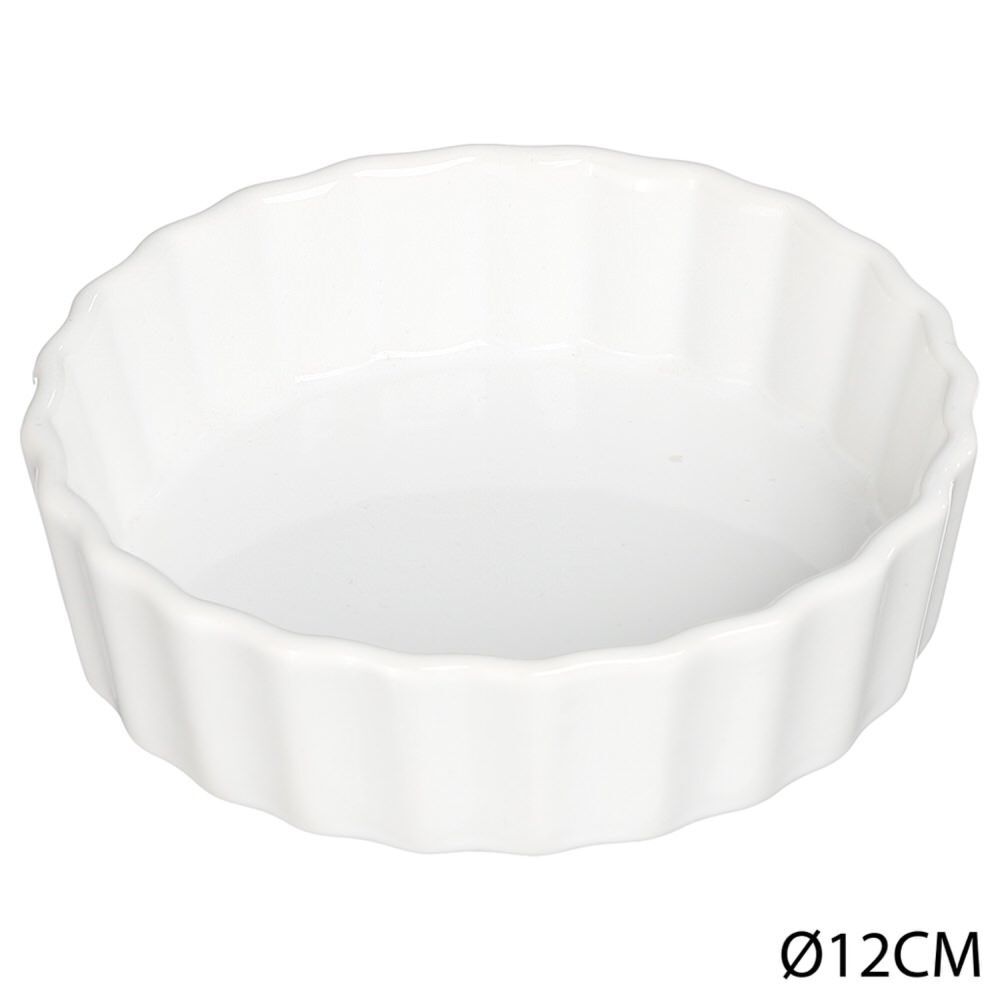 Forma p/ tartelette branca em cerâmica, , large