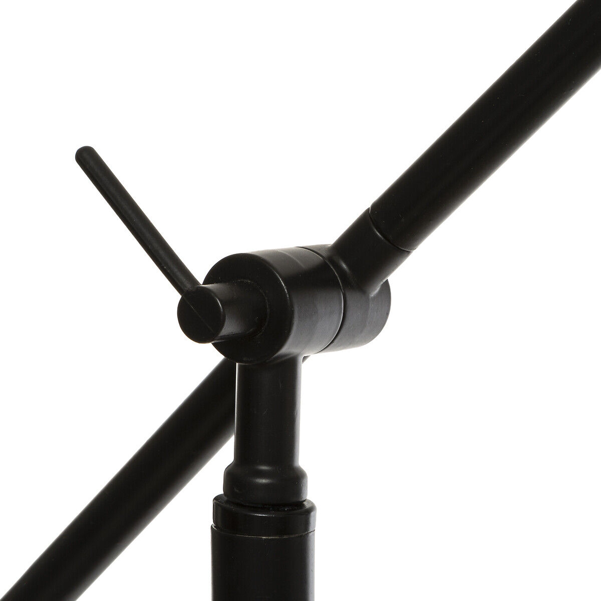 Candeeiro de pé FLOWER preto em aço 155cm, , large