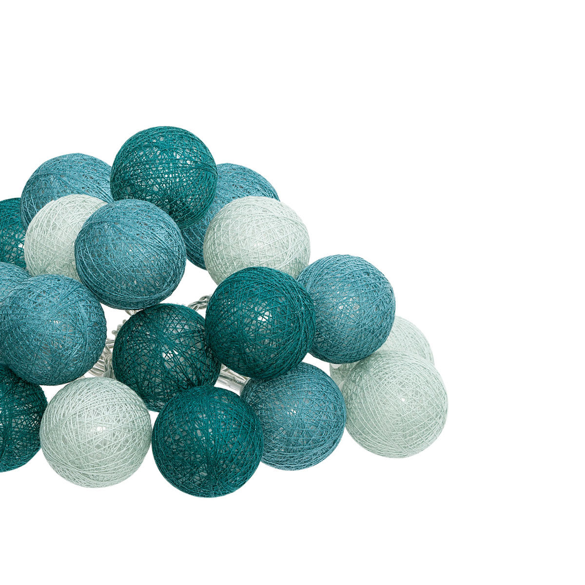 Grinalda 20 LED azul e verde 435cm, , large