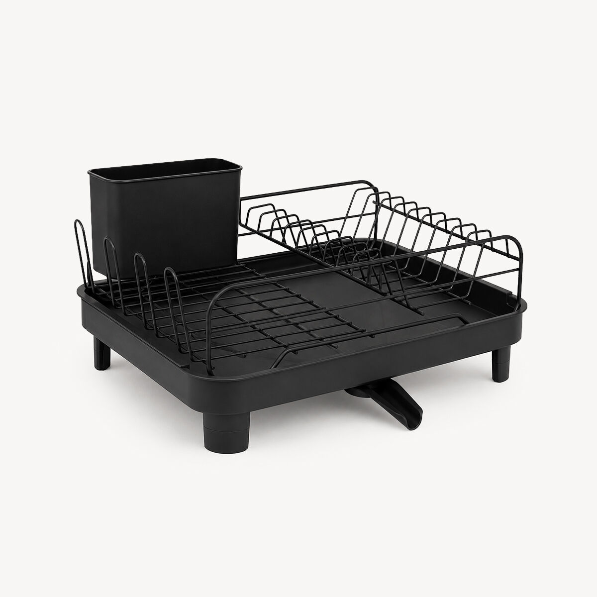 Escorredor louça extensível BLACK EDIT preto em metal, , large
