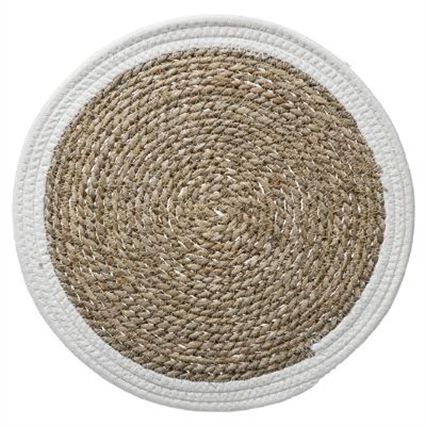 Individual Redondo Branco Happy 38cm, , large