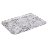 Bandeja Melamina Mármol Blanco 43x33Cm