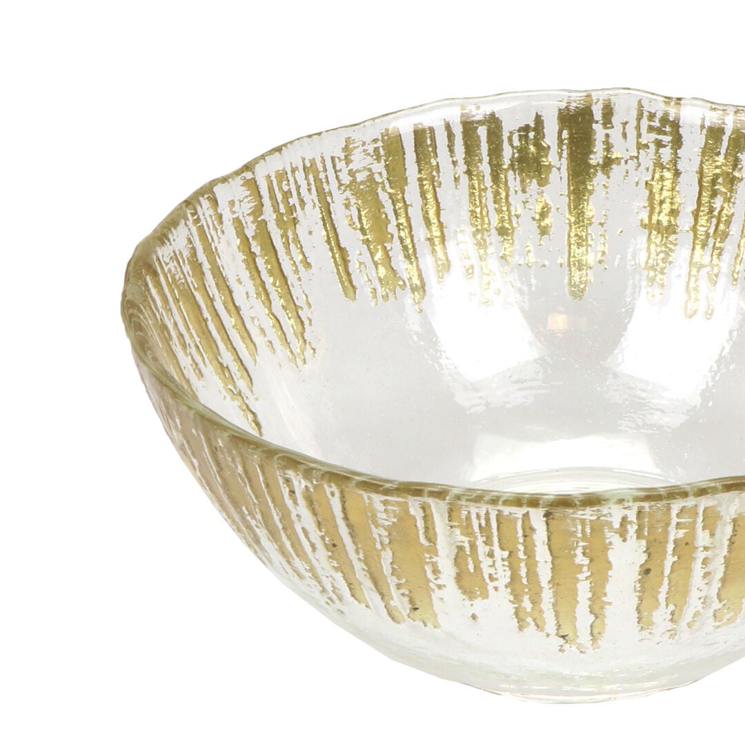 Taça dourada AURA em vidro, , large