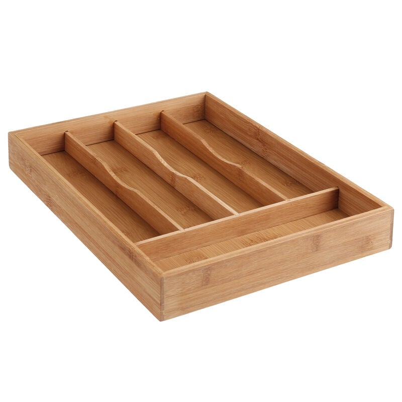 Tabuleiro para talheres em bambu, , large