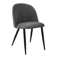 Silla ACCRA de tela gris