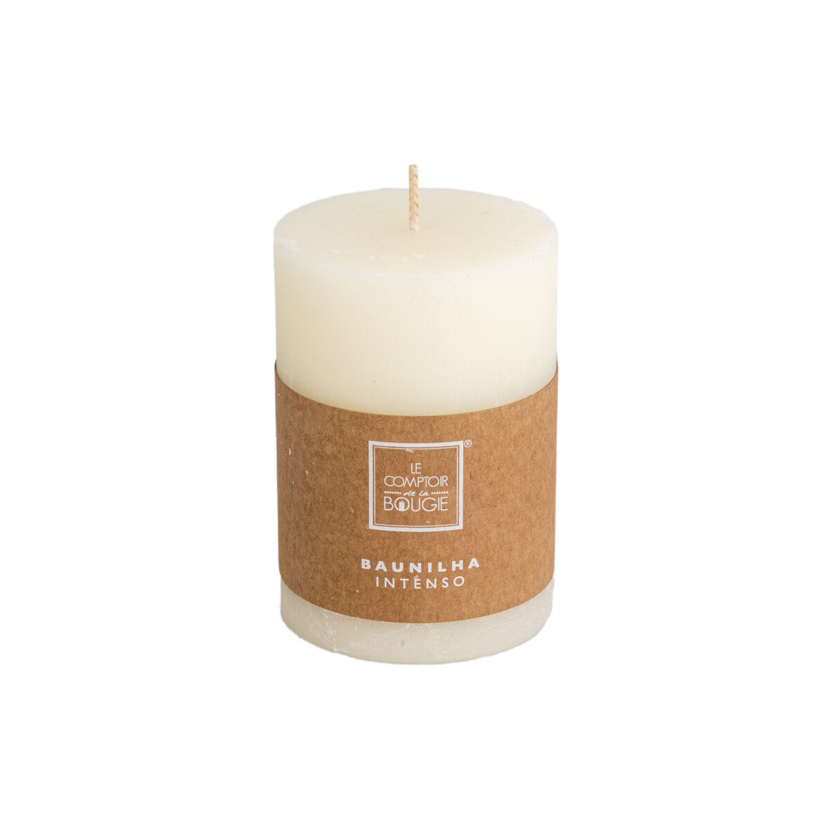 Scented pillar candle jasmine, , large
