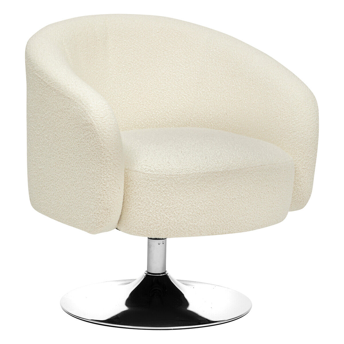 Armchair EDITH in bouclé faux fur, , large