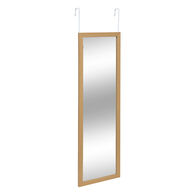 Espejo wc marr&oacute;n para puerta 109cm