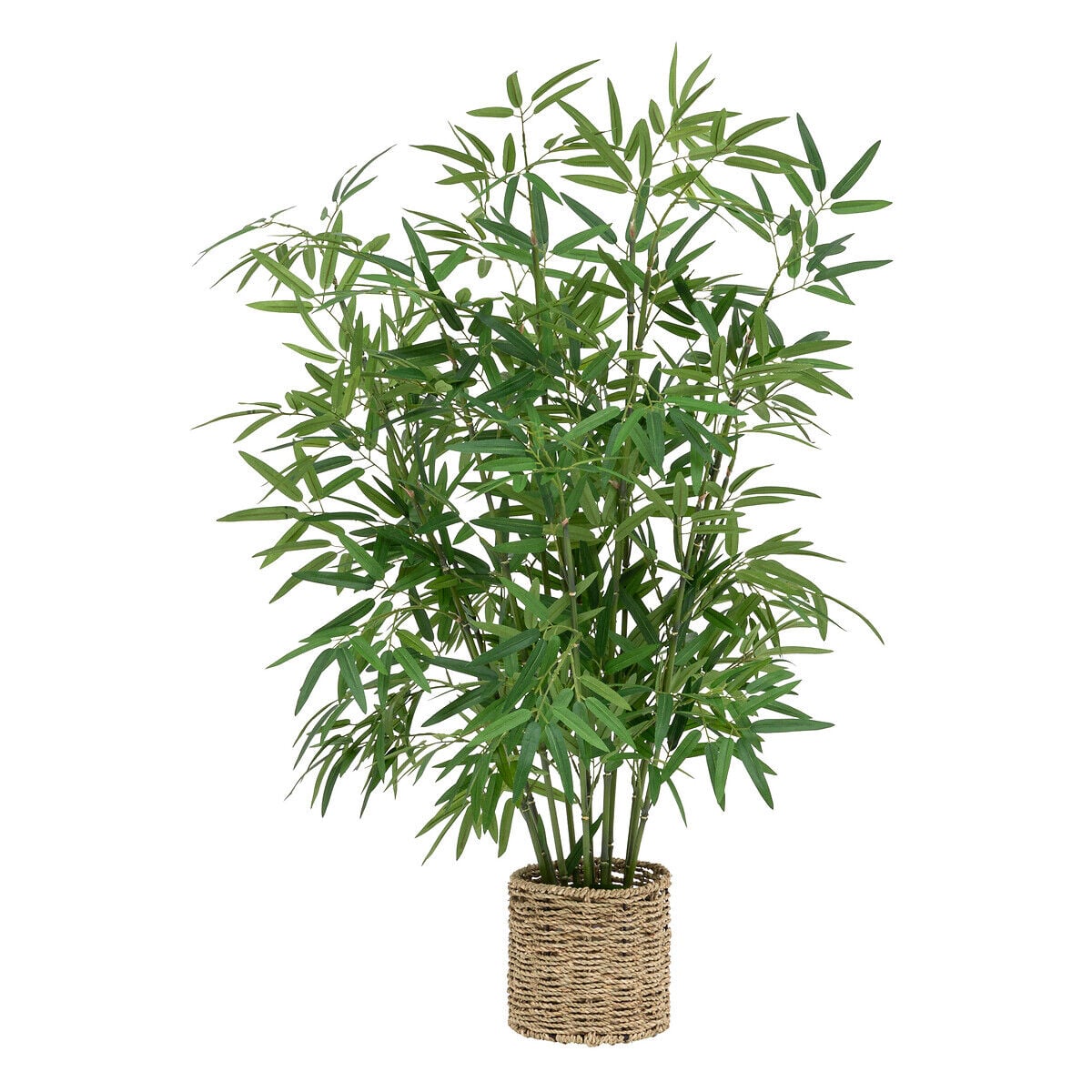 Vaso com planta bambu artificial verde 100cm, , large