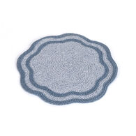Mantel individual AVELINE azul D38cm