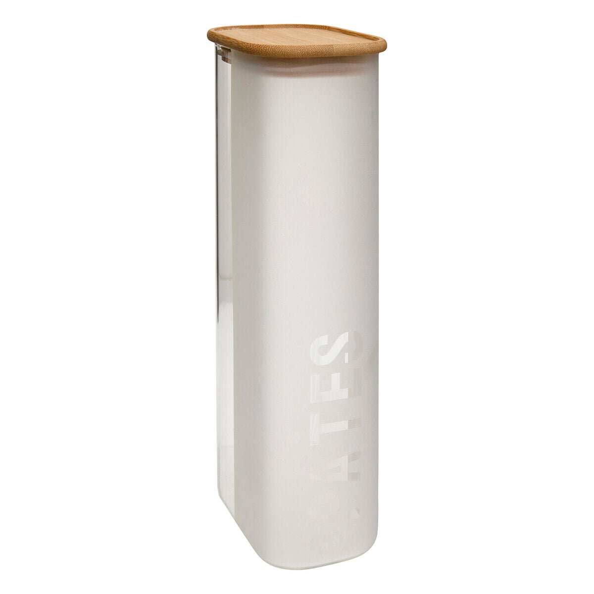 Frasco para massa em vidro e bambu 2,25l, , large