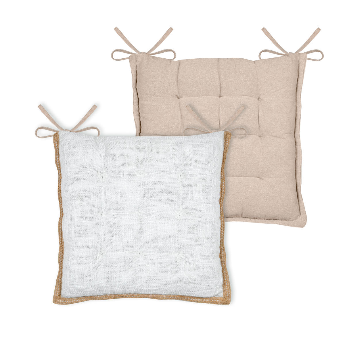 Coxim para cadeira JOSEPHA branco 38x38cm, , large