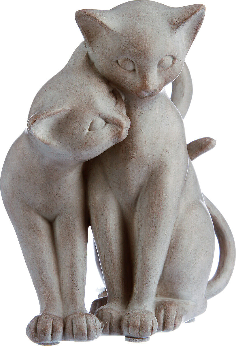 Estatueta gatos em resina, , large