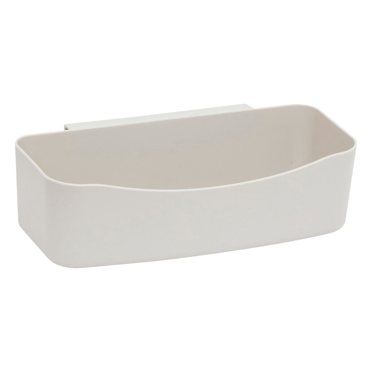 Suporte para duche bege em metal com 2 ganchos, , large
