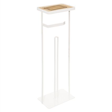 Toilet roll holder black, , large