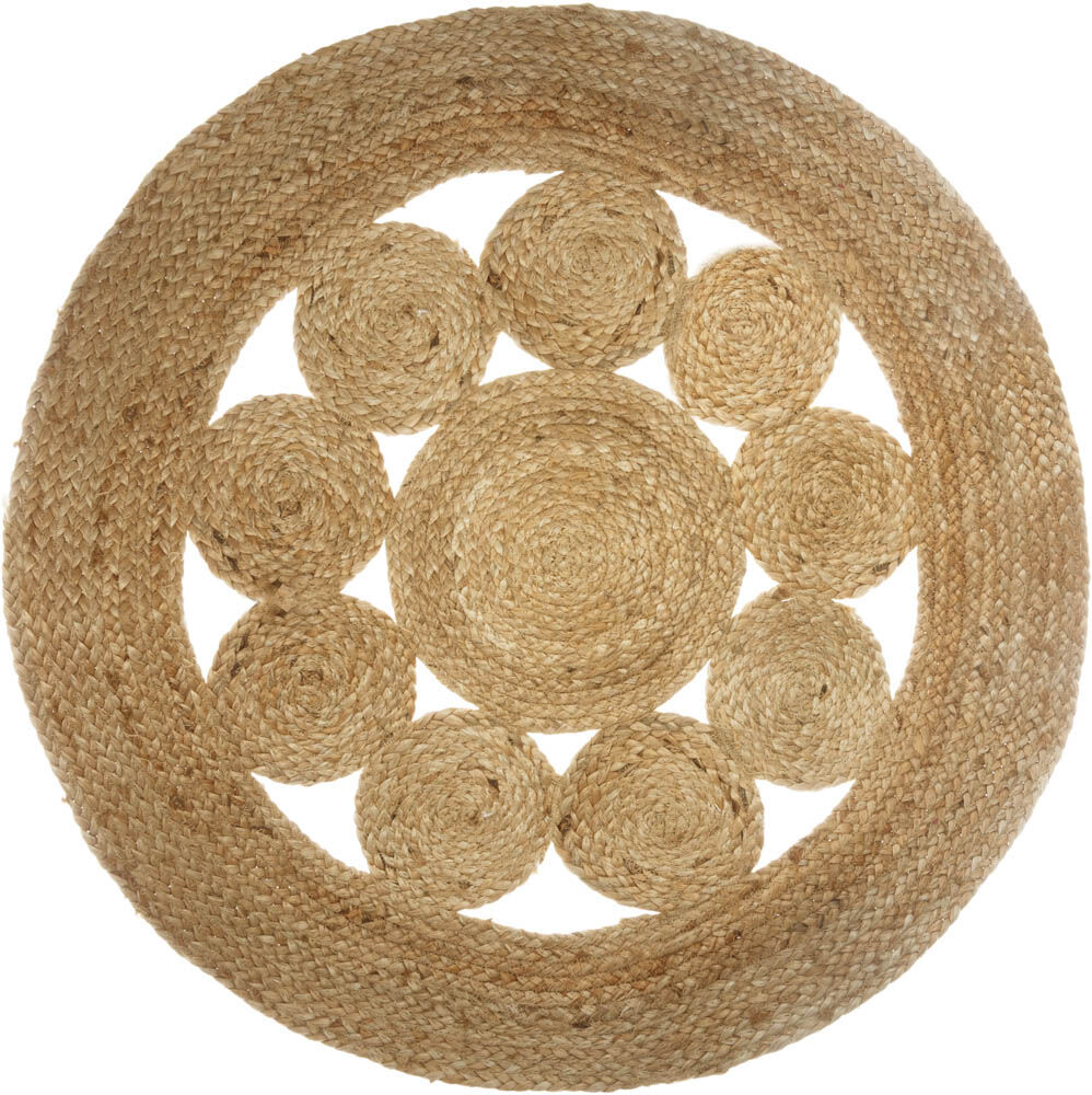 Tapete bege em juta 80cm, , large