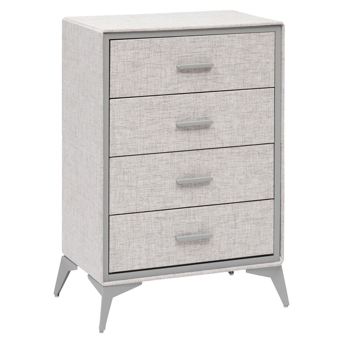 Cómoda GRANITE cinza com 5 gavetas, , large
