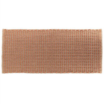 Tapete wc MIMETISME taupe em algodão 50x120cm, , large
